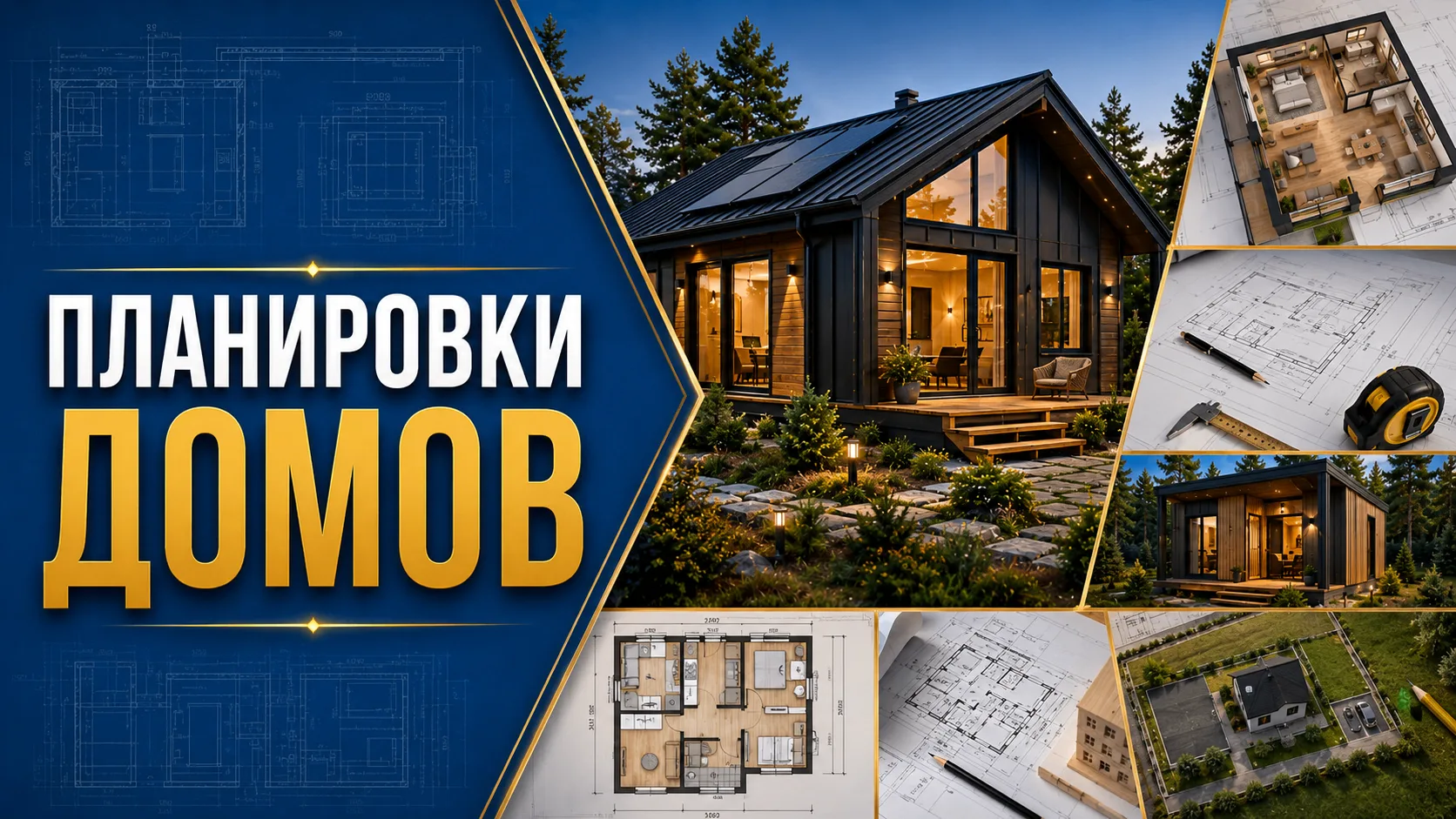 Для вас подборка планировок для небольших домов.