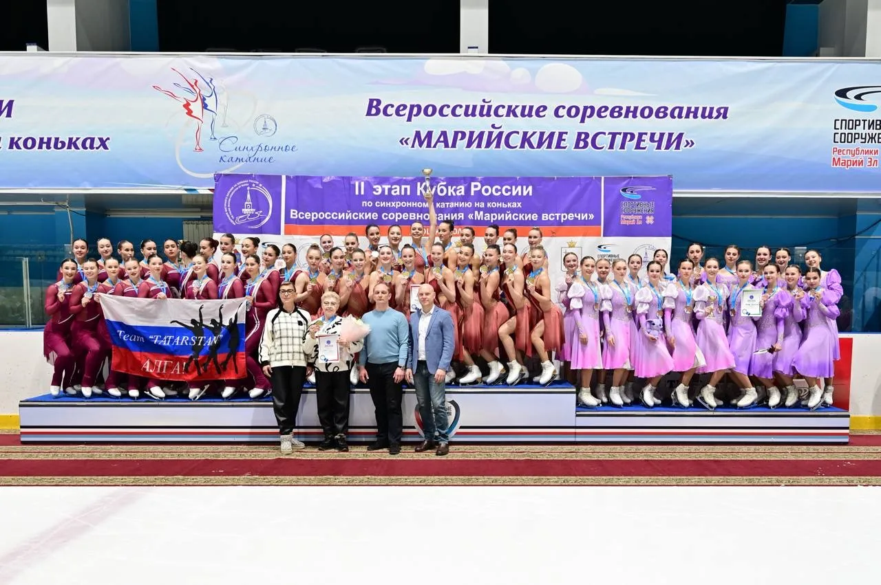 🏆 Поздравляем команду Татарстан с 🥈на 2 этапе Кубка России по синхронному катанию в г...