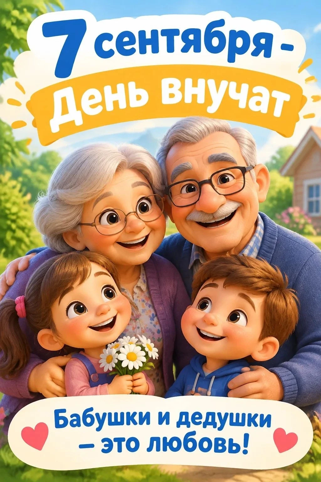 7 сентября — День внучат! 🧸✨