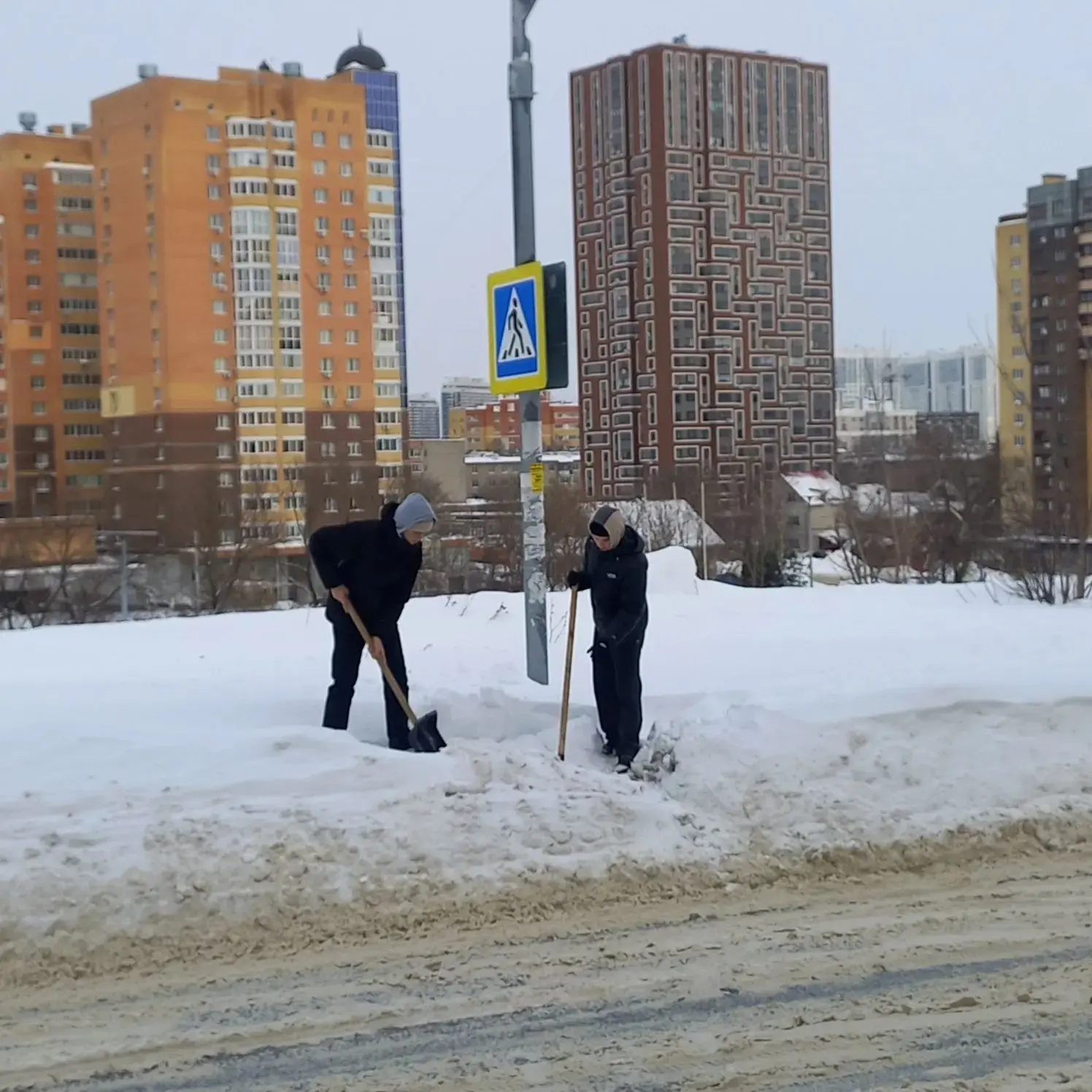 ▌ Общегородской субботник прошёл успешно  ❄Сегодня наши ученики  вместе с родителями и педагогами пр