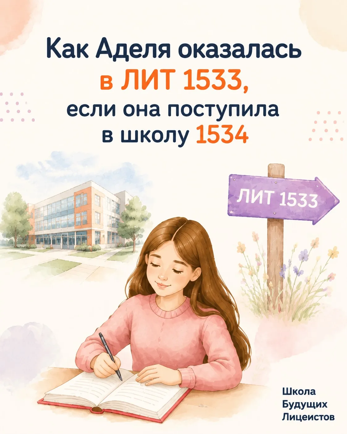 В школу ЛИТ 1533 объявлен добор в 7, 8, 9 классы.