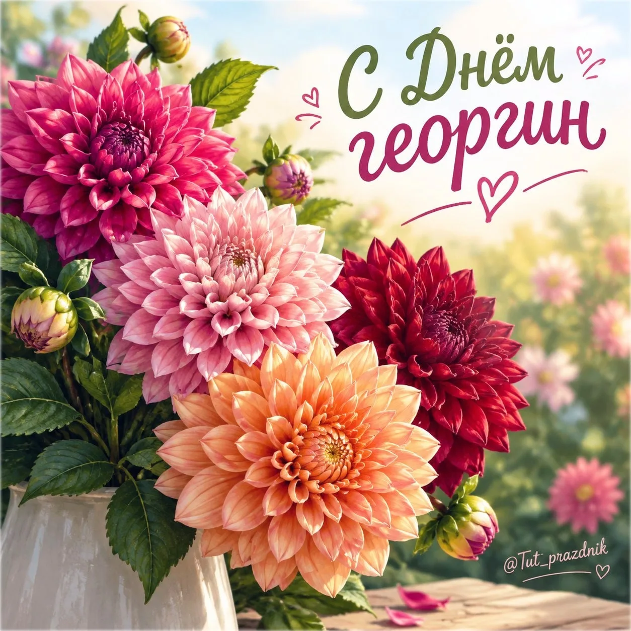 🌸🍂 6 октября — День георгин 🌺