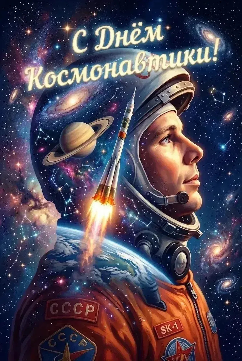 🚀 65 лет назад человек сказал: «Поехали!» 🌍