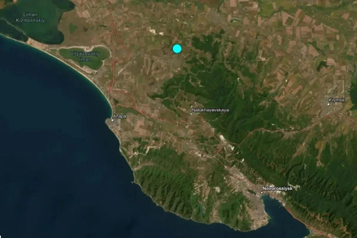 🌋 Землетрясение магнитудой 4,2 произошло в Краснодарском крае.