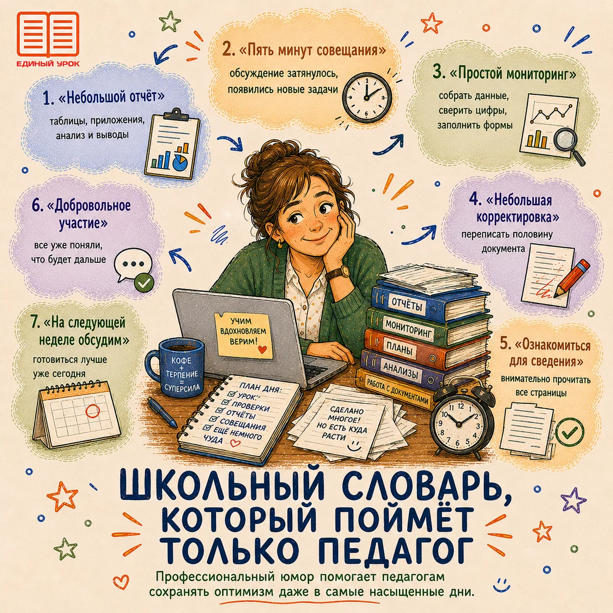 💭 Школьный словарь, который поймет только педагог