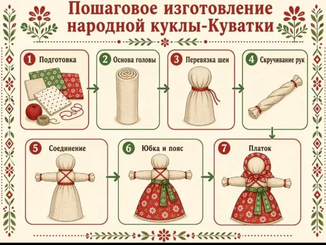 Сегодня — День народной куклы!🪆