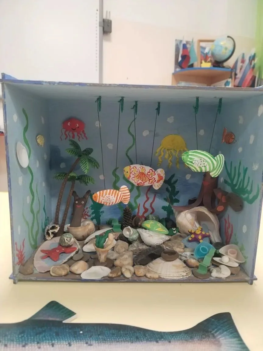 🌊🪼"Море зовет!"  
⁣
😍Детей всегда завораживает морская тематика.
⁣
🐳🦀🐙Воспитанники старшей гру