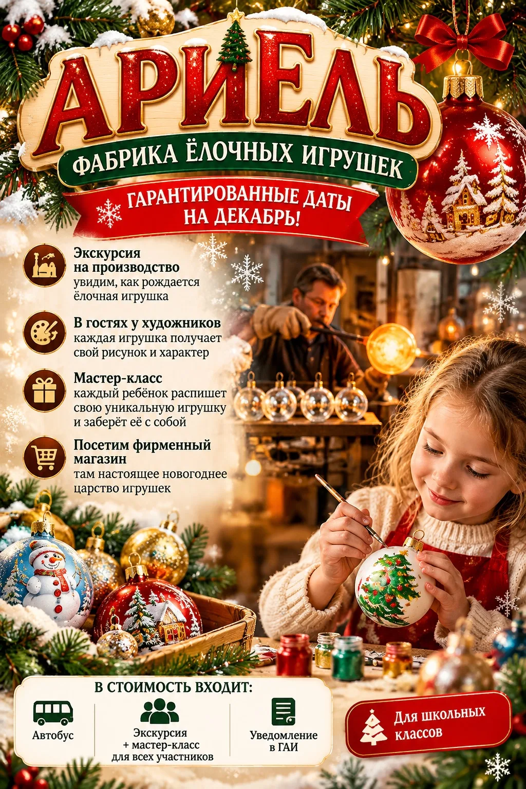 🎄 АРИЕЛЬ — ФАБРИКА ЁЛОЧНЫХ ИГРУШЕК