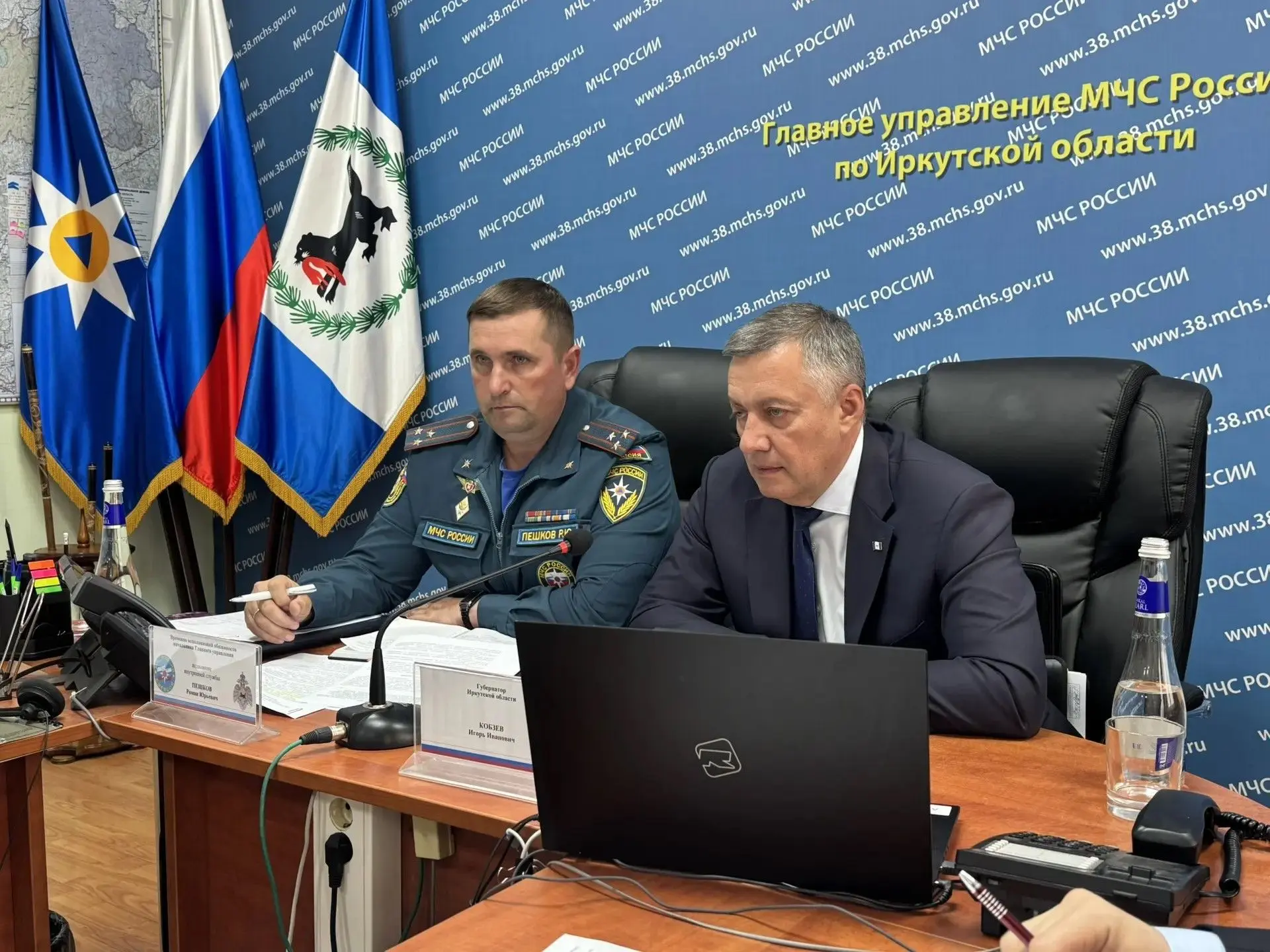 Губернатор Игорь Кобзев доложил о ситуации с лесными пожарами в Приангарье на совещании...