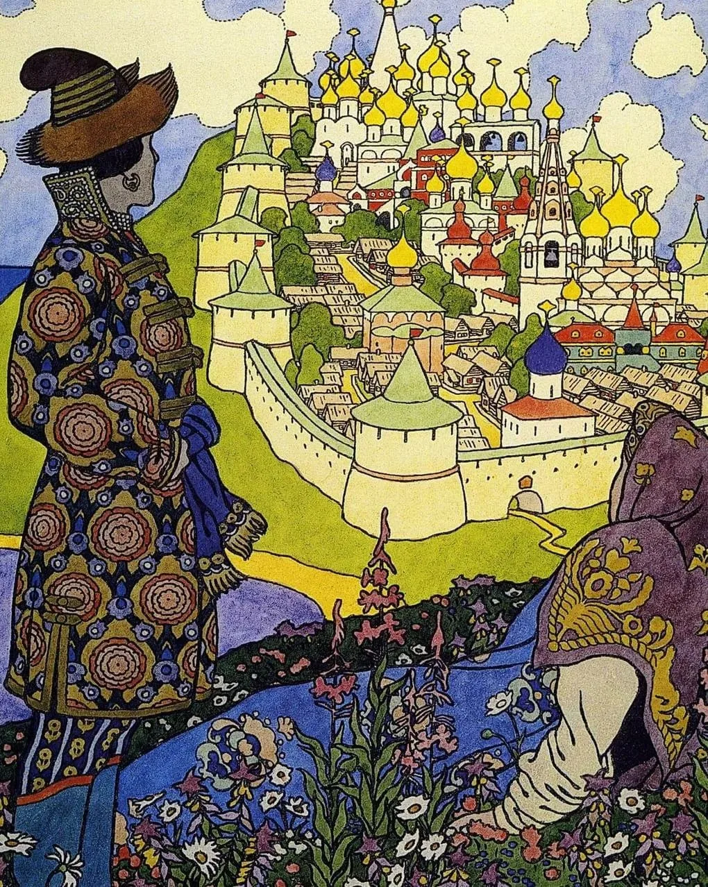 Рисуем сказки Билибина и создаём старинные буквицы