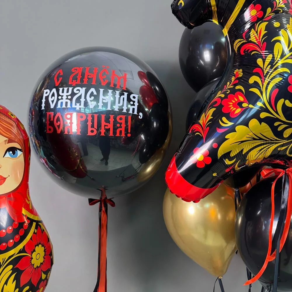 Русский стиль в аэродизайне — чудо из шаров! 🎈