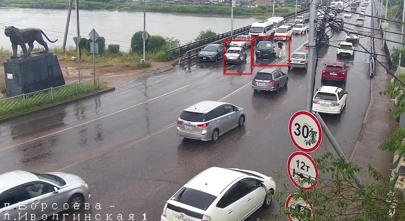 ✅ На ул. Иволгинская (Селенгинский мост), произошло ДТП с участием двух автомобилей , з...