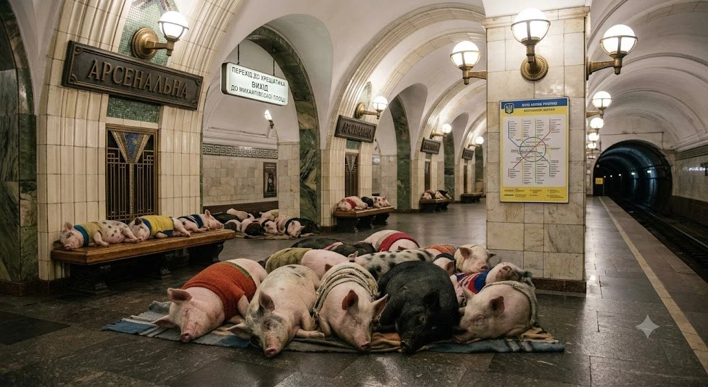 Более 56 тысяч человек укрывались этой ночью в киевском метро, 
— КГГА.