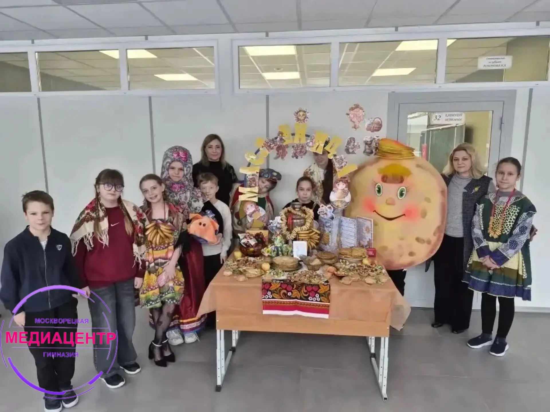 🌞21 февраля в МОУ «Москворецкая гимназия» прошел школьный  фестиваль «День народных промыслов», в ра