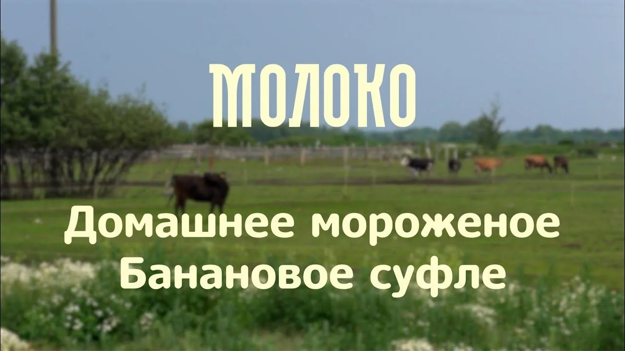 И мы на финише этого богатого белком и кальцием проекта!

Домашнее мороженое. Банановое суфле | прое