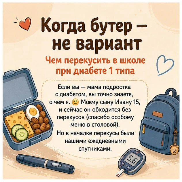 Каждое утро перед школой — один и тот же вопрос: «Что положить в рюкзак, чтобы перекуси...