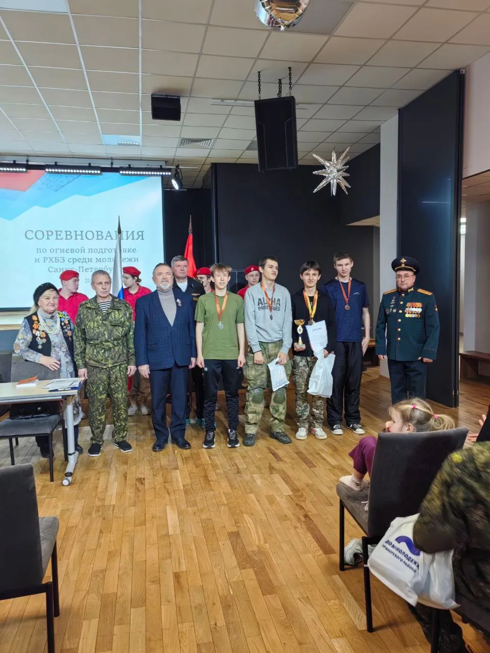 22 февраля в Санкт-Петербурге прошли городские соревнования по огневой подготовке и РХБЗ среди молод