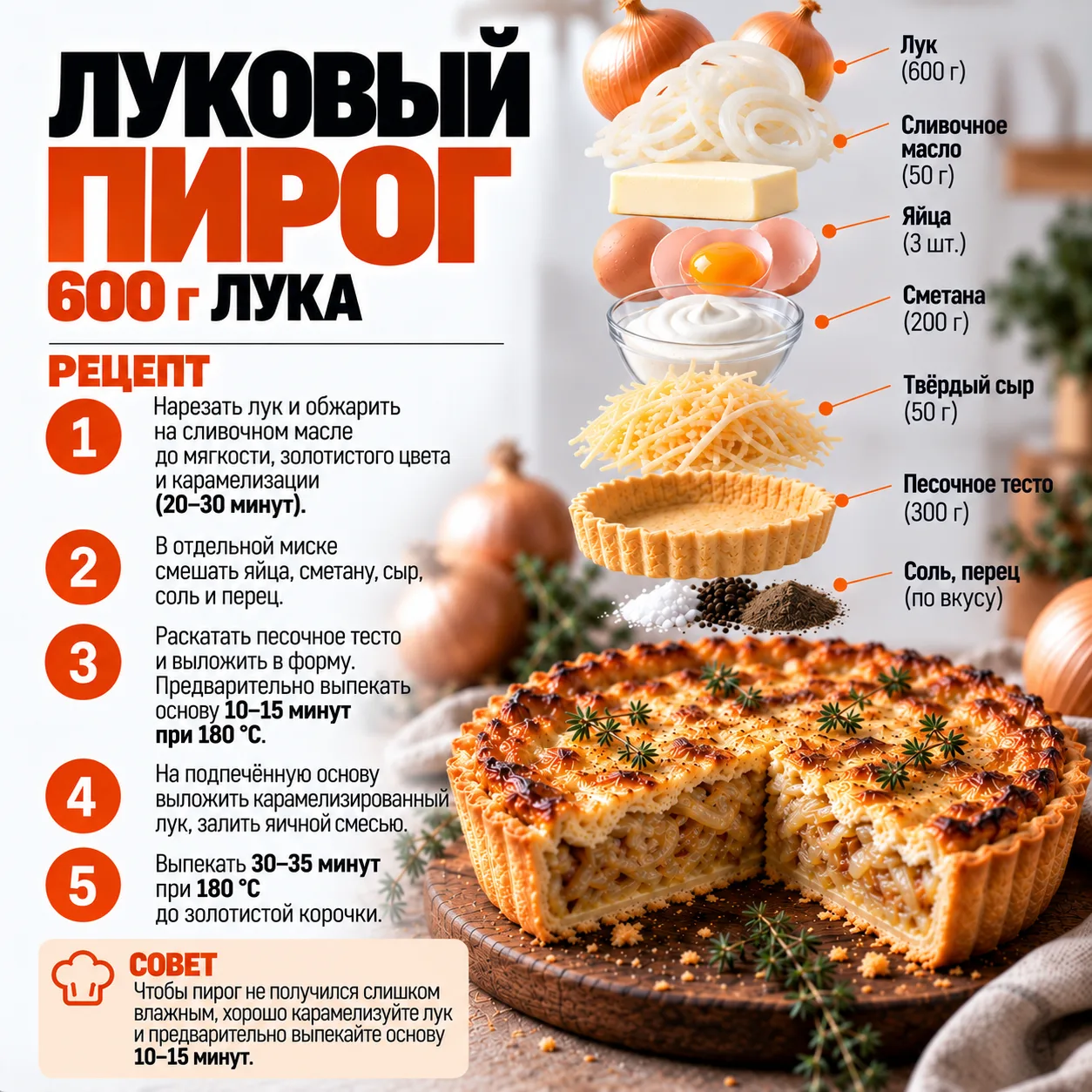 🧅 Рецепты, от которых будут без ума все любители лука