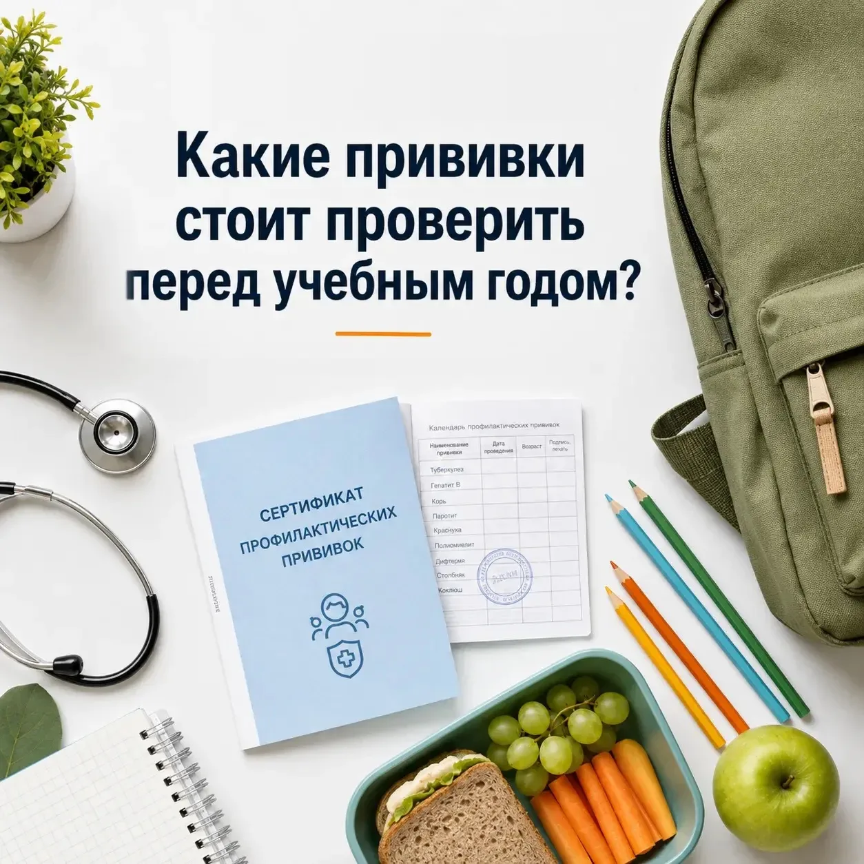 💉 Спланируйте вакцинацию заранее