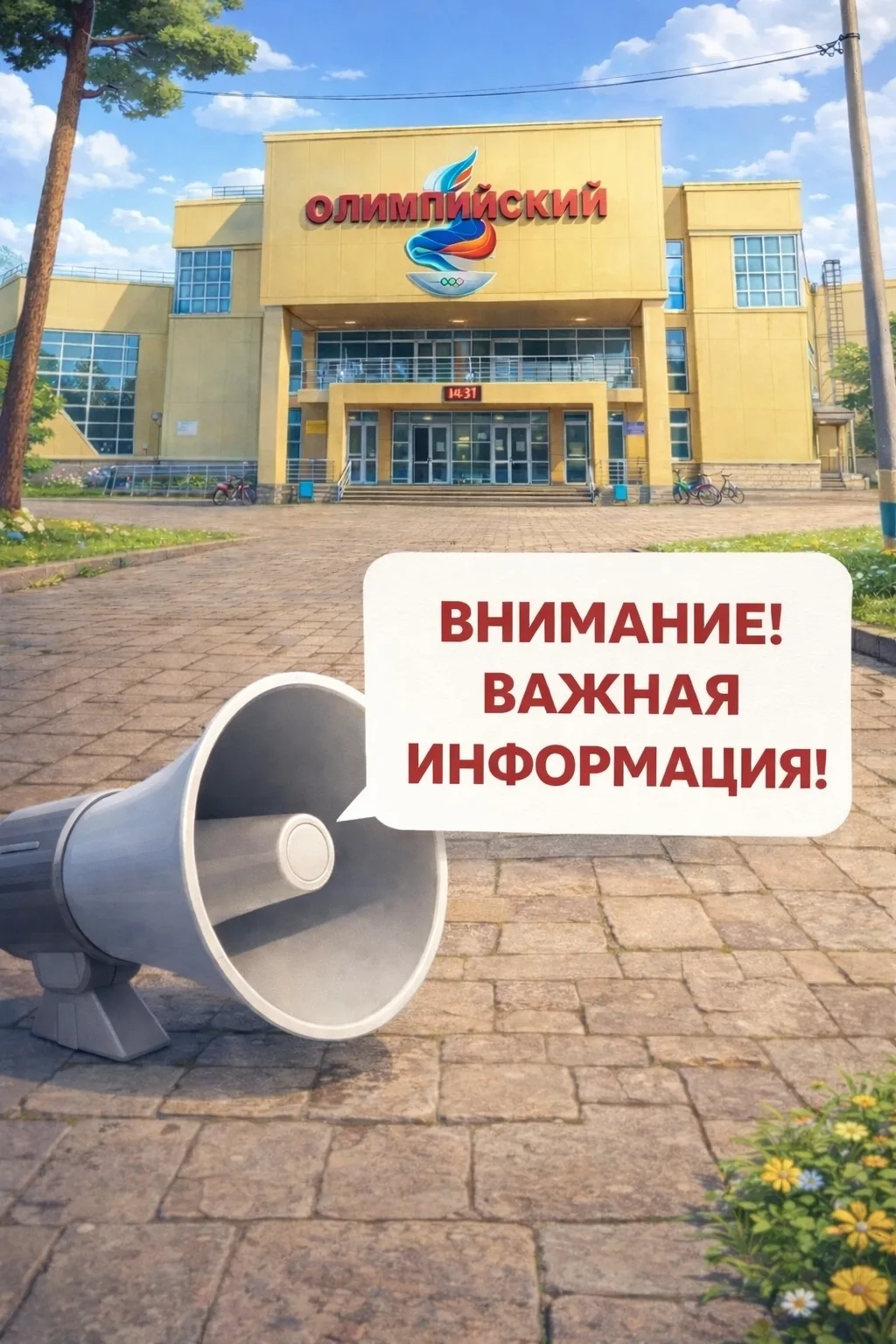 📣 Уважаемые посетители ФОК «Олимпийский»!

В связи с аварийным отключением холодного водоснабжения 