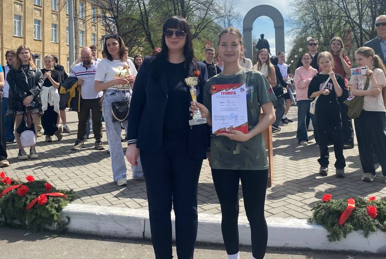 Сегодня в нашем городе прошла легкоатлетическая эстафета, посвященная 81-й годовщине Победы в Велико