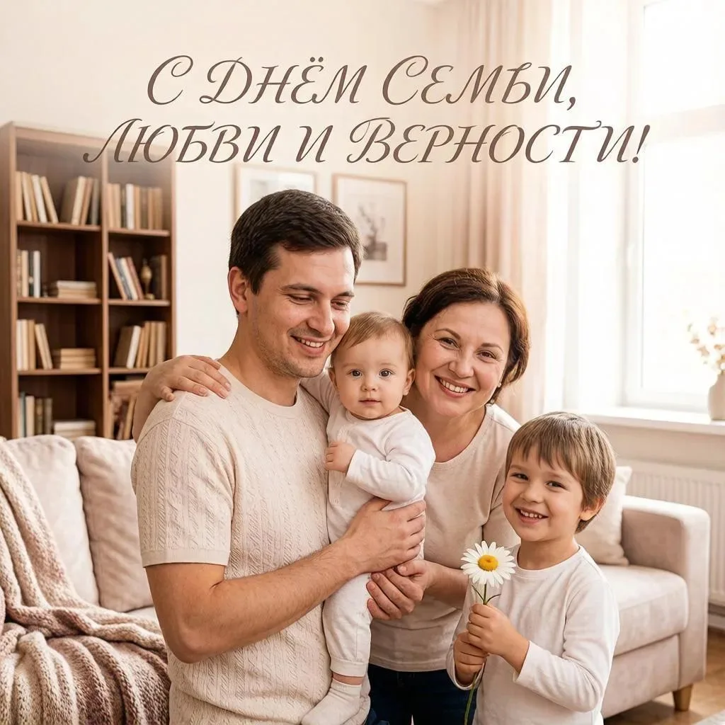 Семья — это гармония: поздравляем с Днём любви, семьи и верности!

🌼Дорогие ученики, уважаемые роди