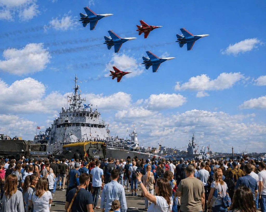 🛳️ 26 июля в Петербурге — День ВМФ