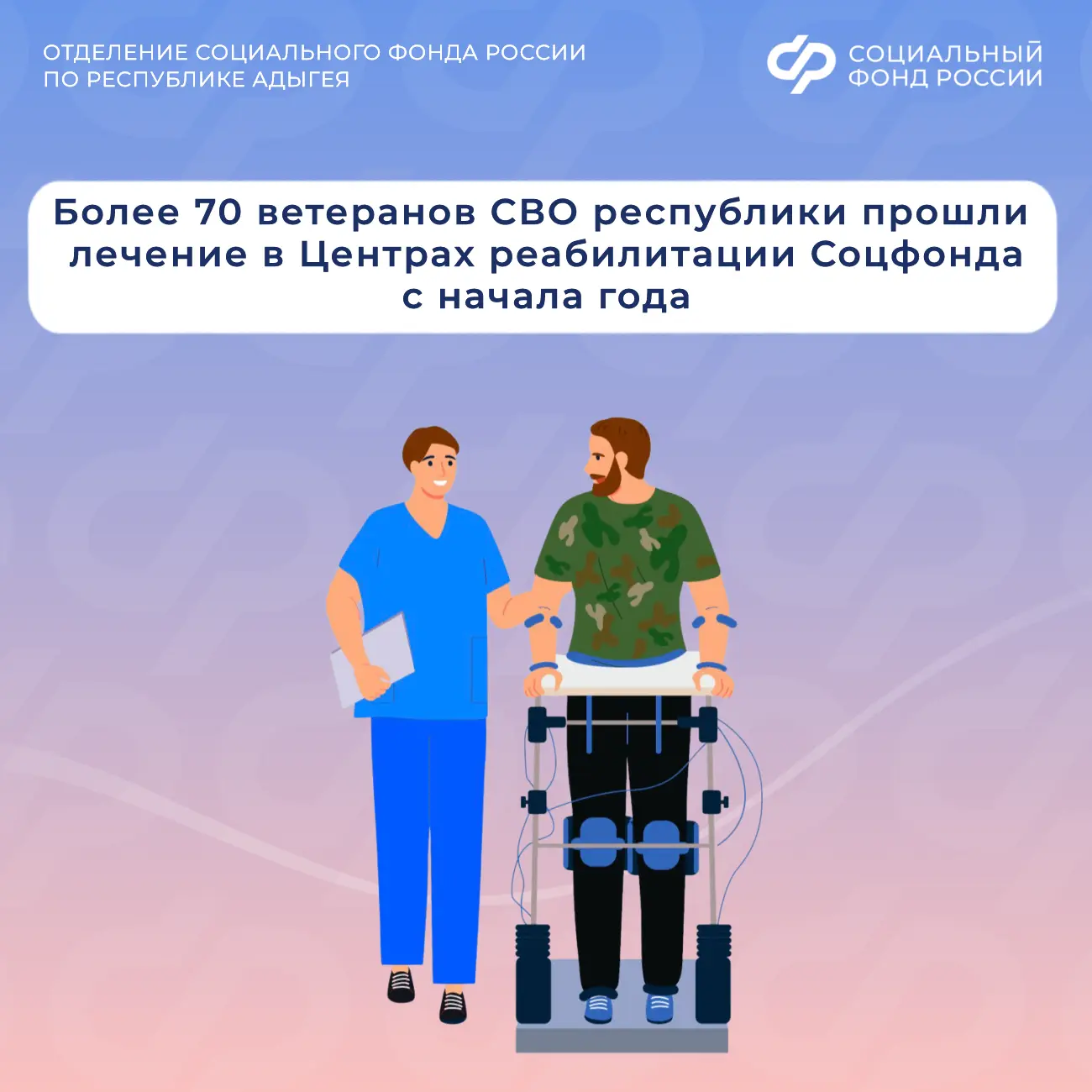 🔹 Ветераны СВО могут пройти медицинскую реабилитацию и (или) санаторно-курортное лечен...