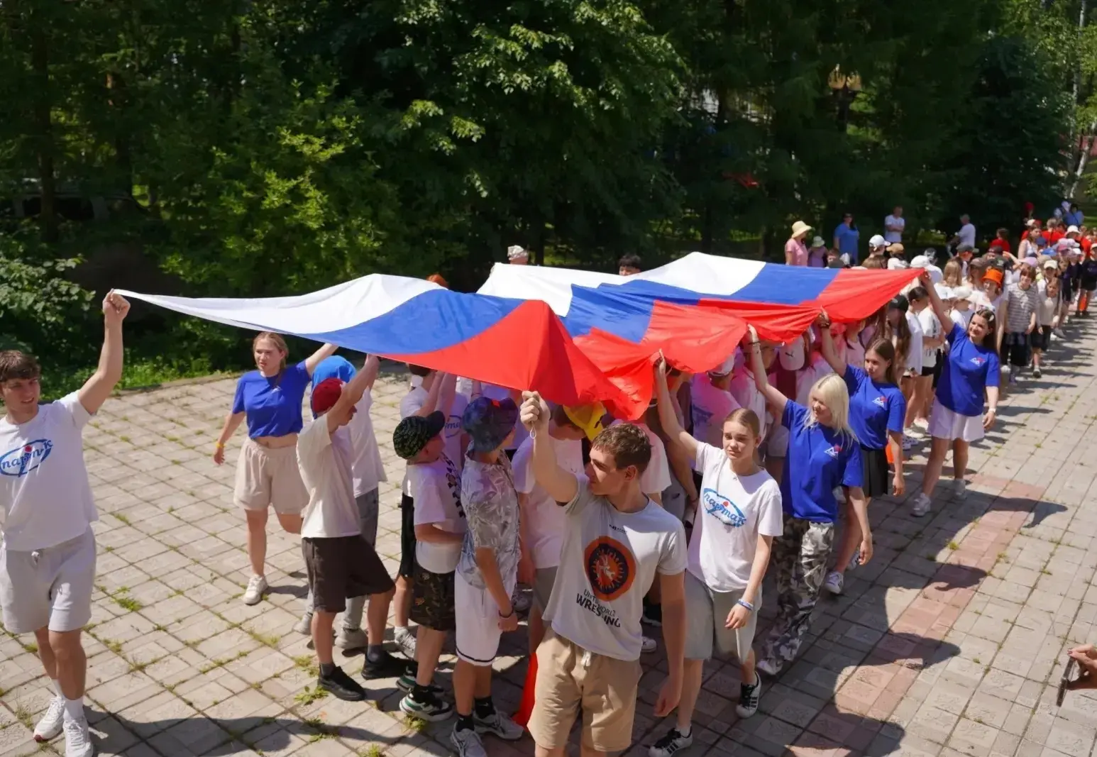 🇷🇺Вчера, 12 июня, с утра на открытой площадке детского лагеря отдыха "Спартак" царила...