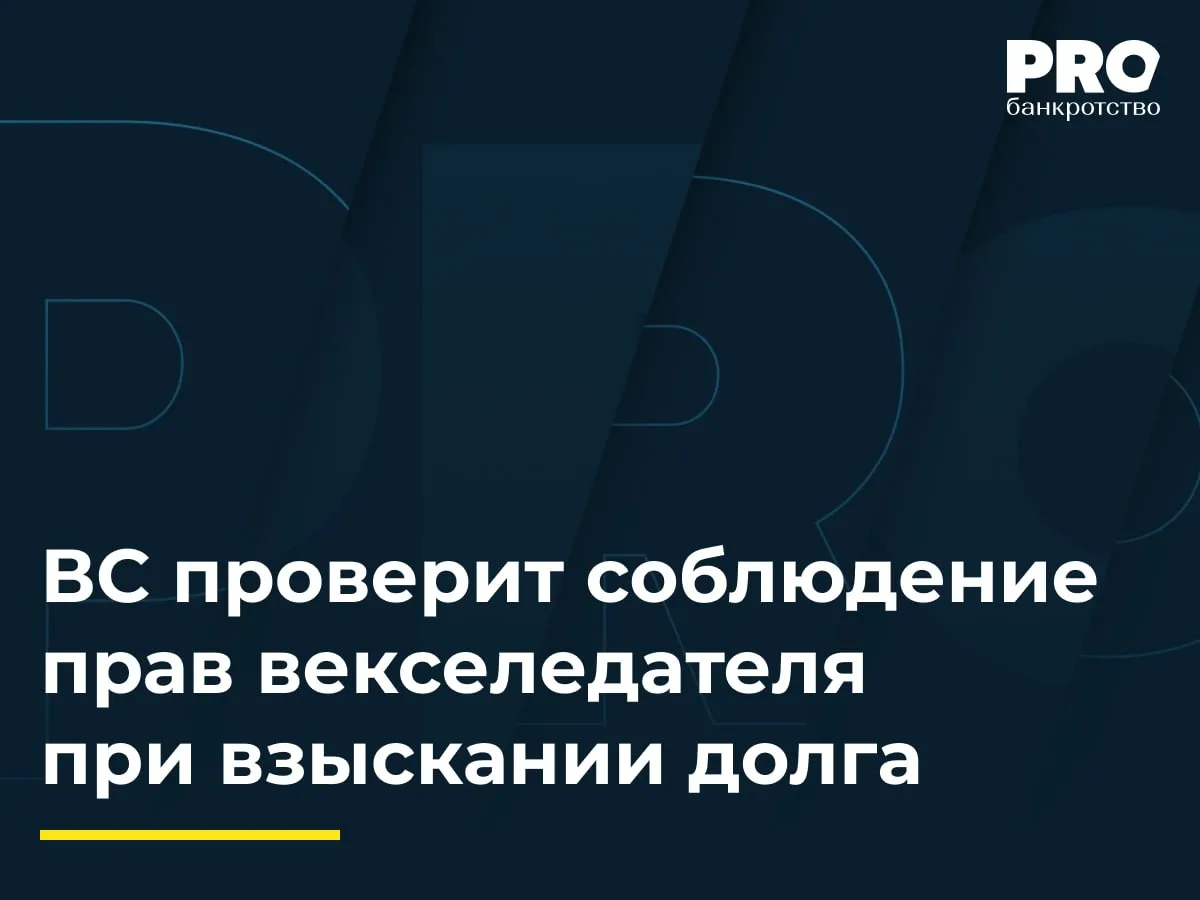ВС проверит соблюдение прав векселедателя при взыскании долга