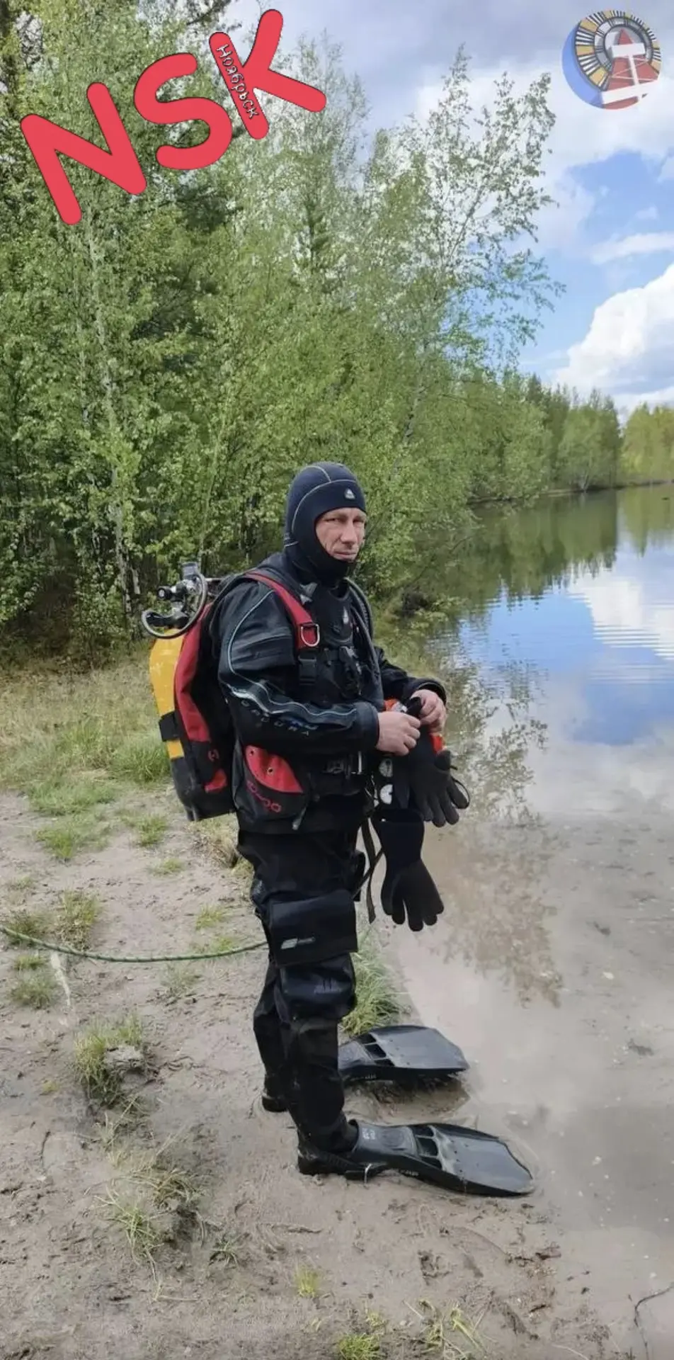 20 июня на озере Светлом открывается пляжный сезон
 
Водолазные работы по обследованию акватории пля