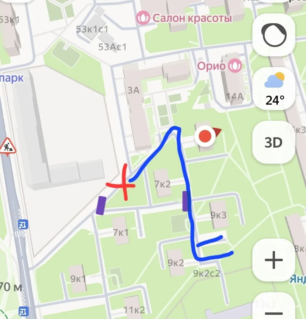 Подписчица Елена Владыкина пишет о новых проблемах на Бехтерева, 7к1.