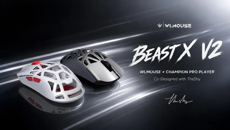 ✨ WLMouse анонсировала Beast X2 весом от 41 г с сенсорным экраном на приёмнике