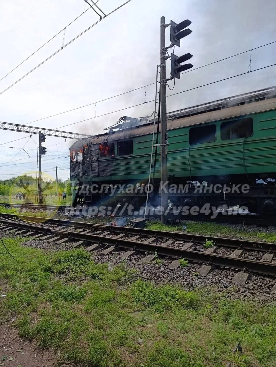 🔥Божедаровка Днепропетровской области. Минус очередной локомотив 

Геолокация: 
48.3498956, 34.1073