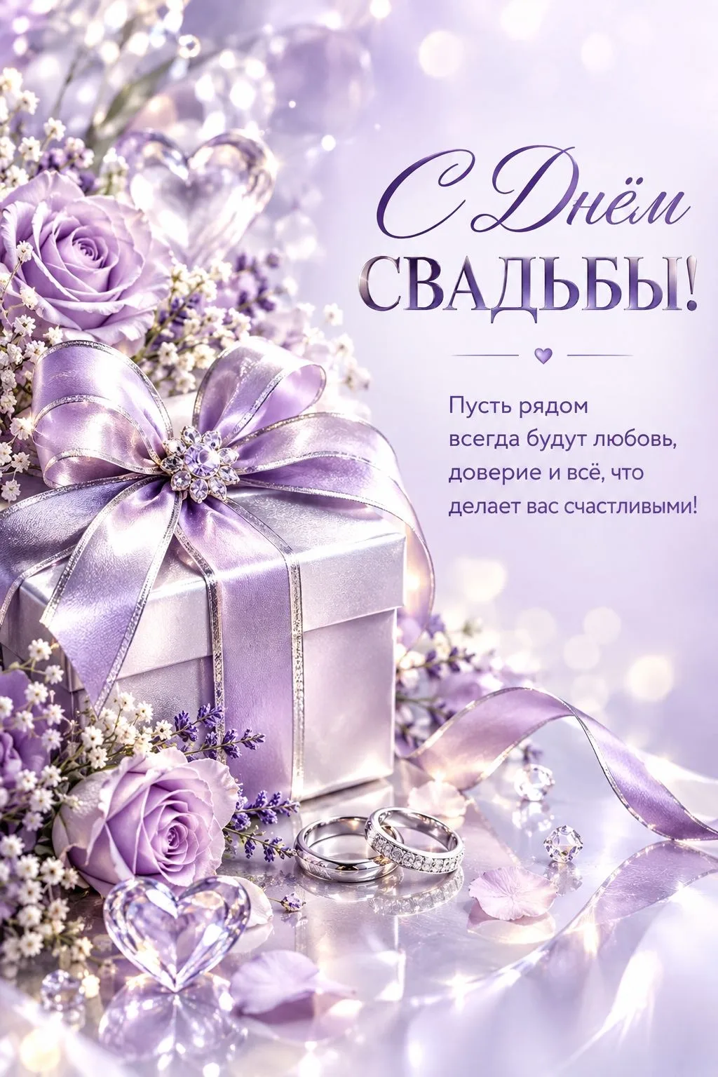 ❤️ Открытки с Днем Свадьбы