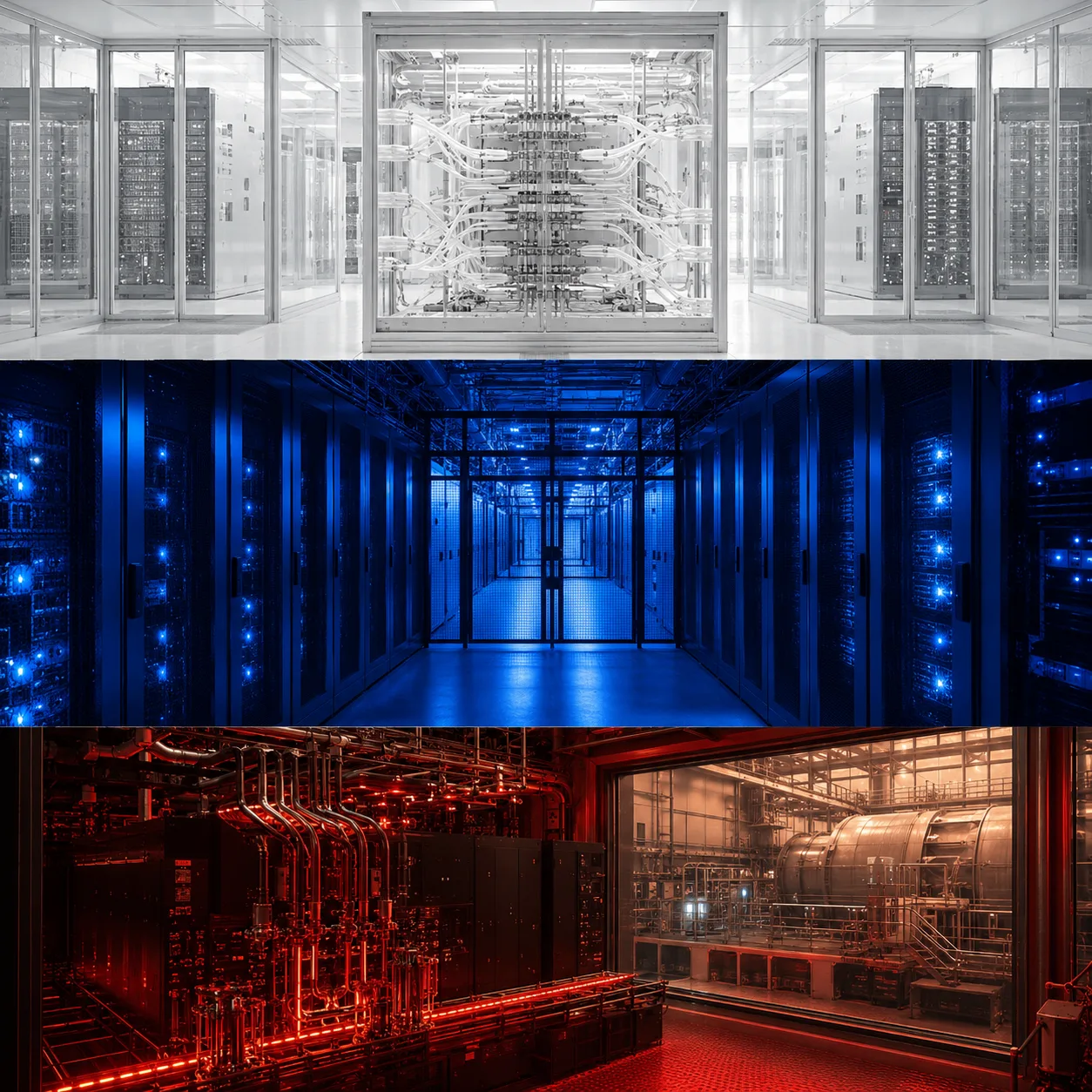 Три цвета — три контура нашей работы