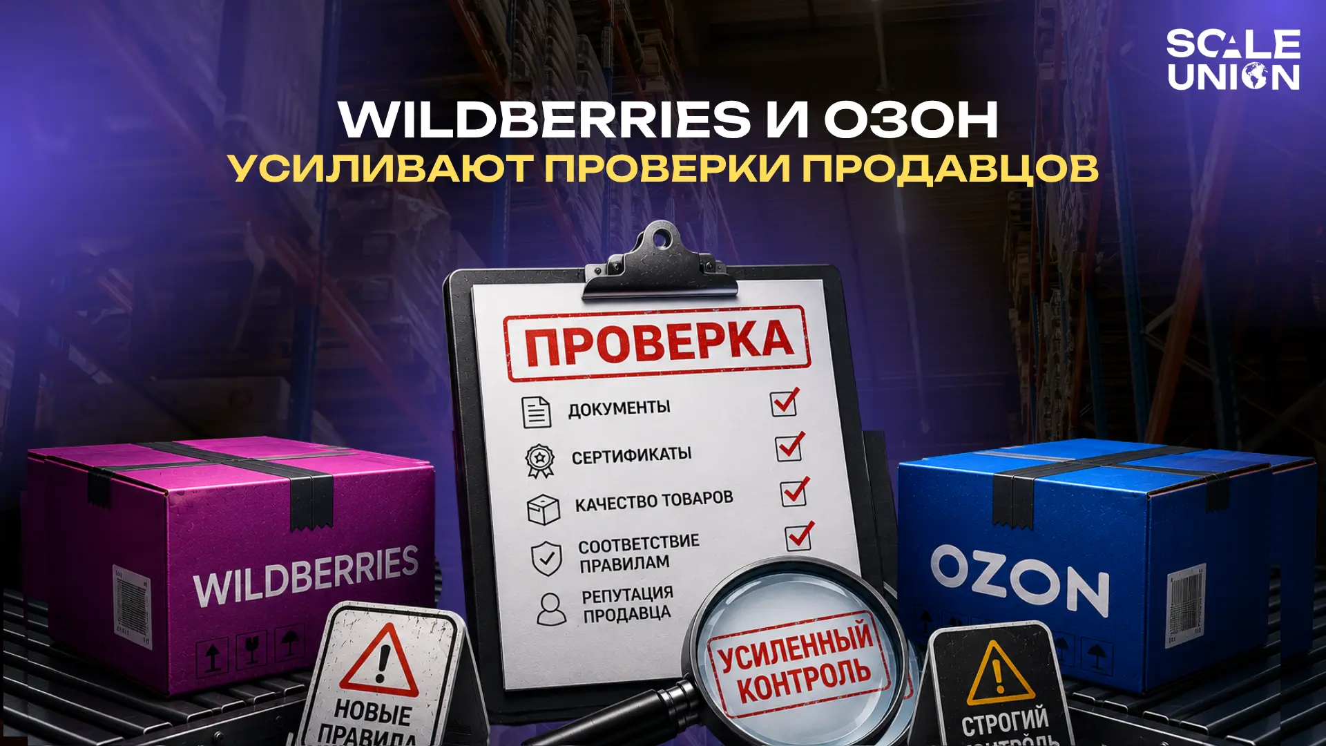 WB И OZON УСИЛИВАЮТ ПРОВЕРКИ ПРОДАВЦОВ