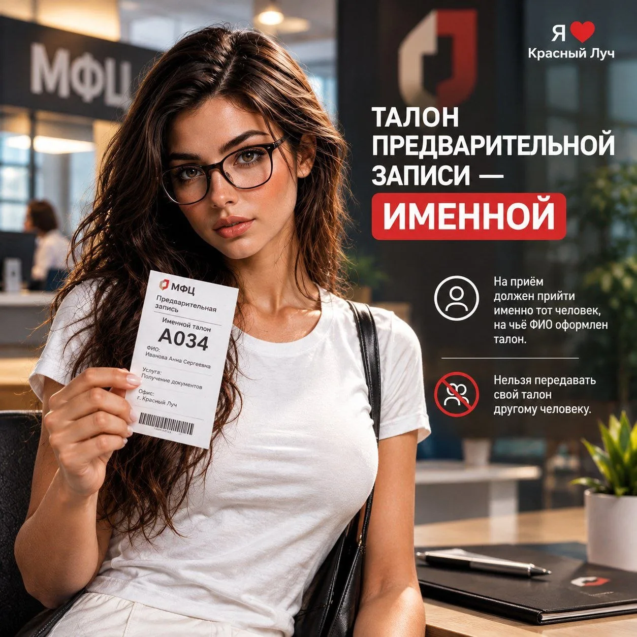 🎟️ ТАЛОН ПРЕДВАРИТЕЛЬНОЙ ЗАПИСИ — ИМЕННОЙ