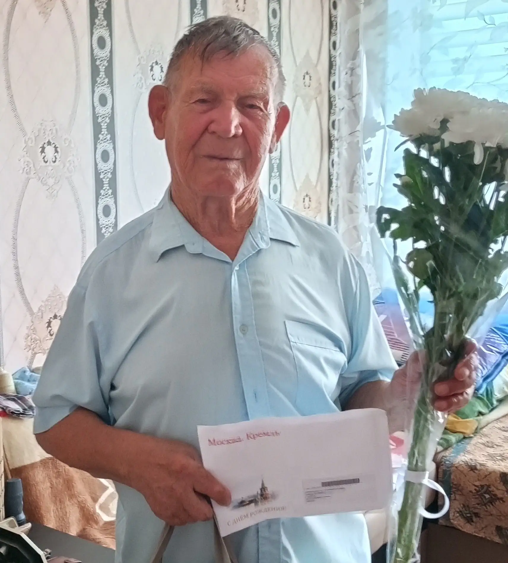 🔹 90 - летний юбилей ветерана Великой Отечественной войны Леонтьева Петра Филипповича.