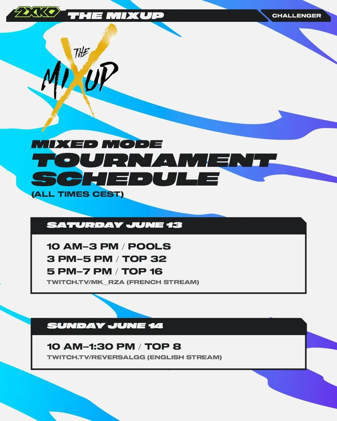 🇫🇷 В эти выходные пройдет Challenger турнир 2XKO The Mixup 2026.