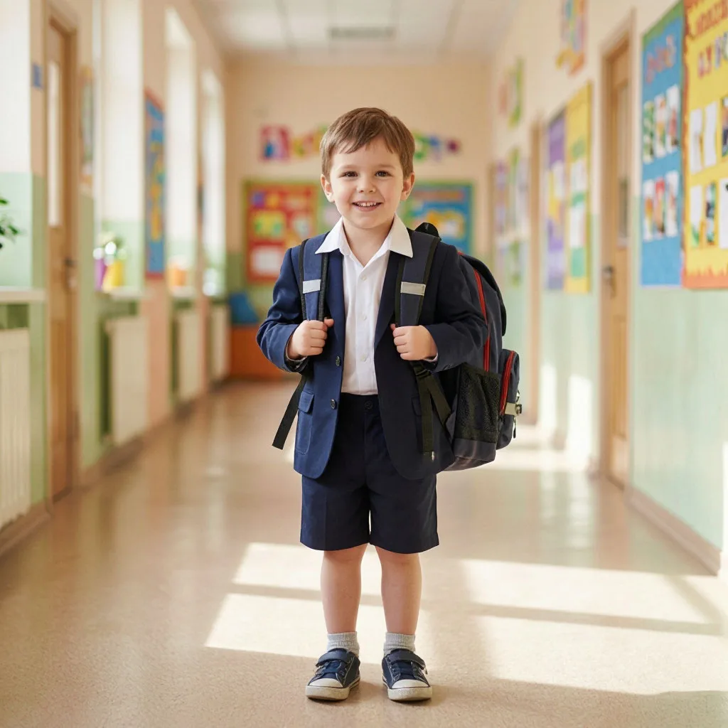 🎒 Вес школьного рюкзака — не больше 10 % от массы тела ребёнка!