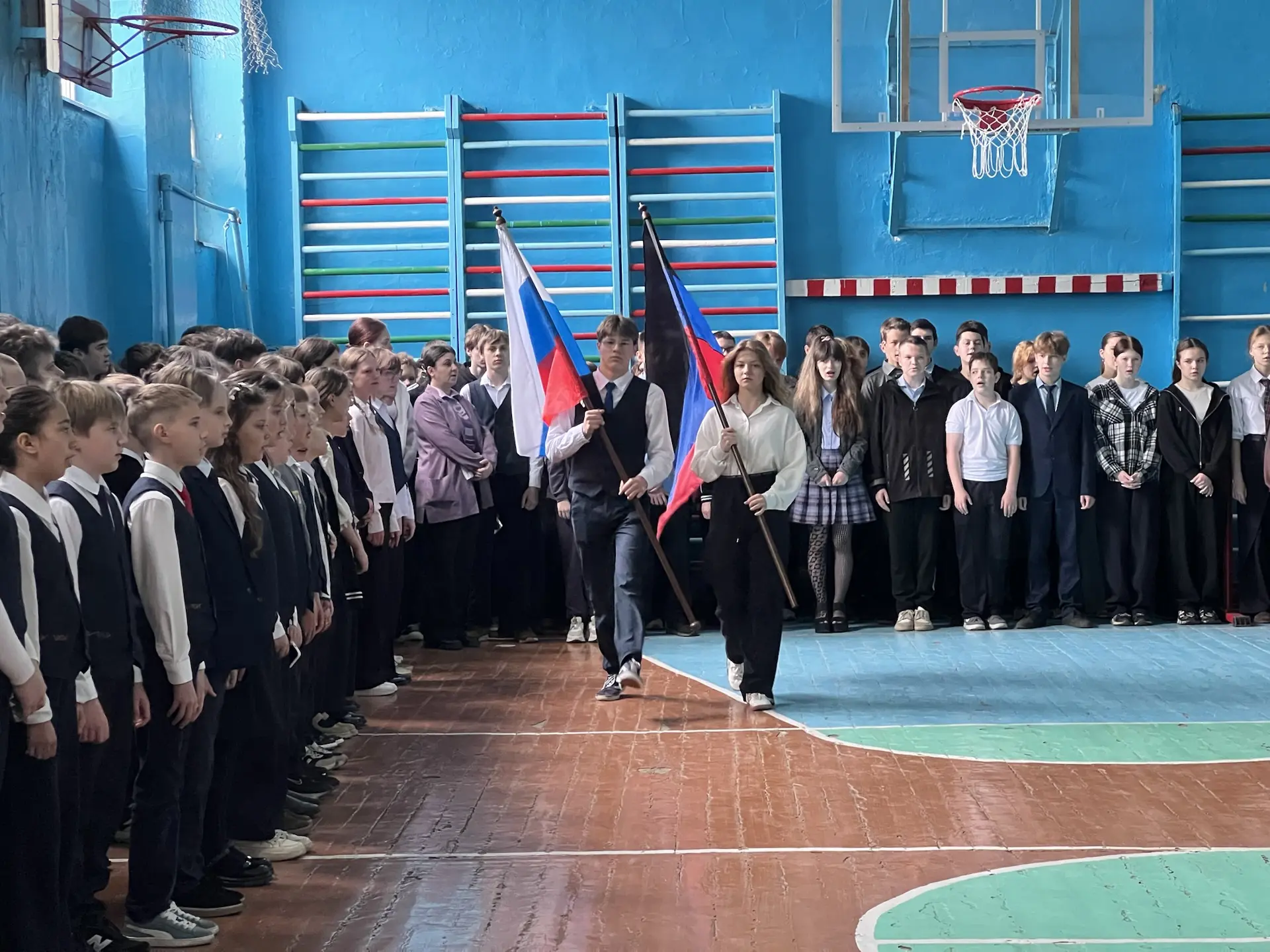🇷🇺 Сегодня,18 мая, в ГБОУ «СШ № 21 г.о. Макеевка» прошла традиционная еженедельная ли...