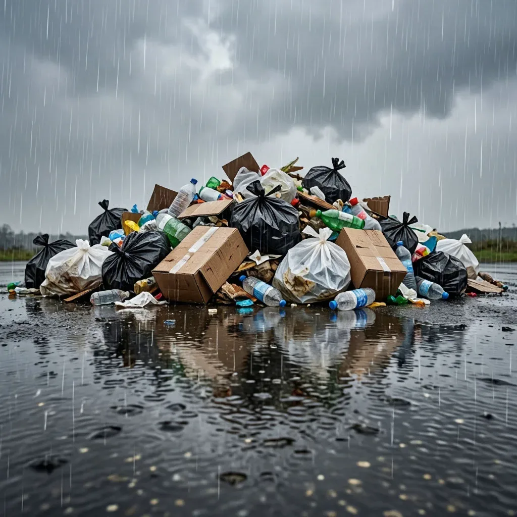 🌧️ «Куда исчезает дождевая вода? И как горы мусора мешают этому процессу» 🌿

После сильного дождя 