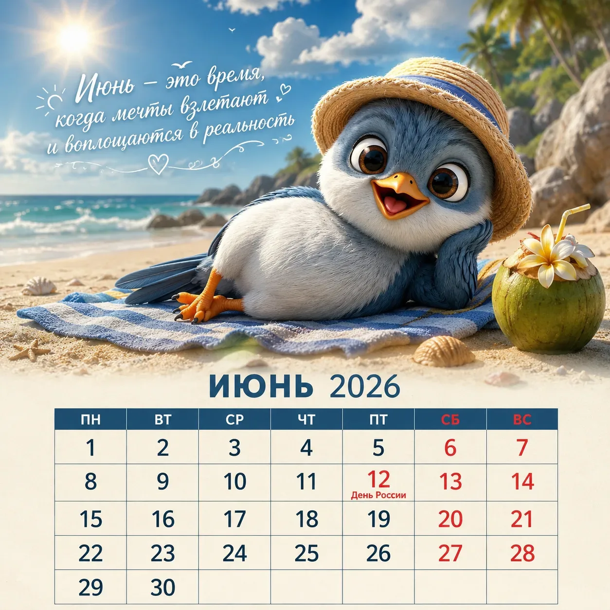 Понедельник — это начало короткой недели! 🎉