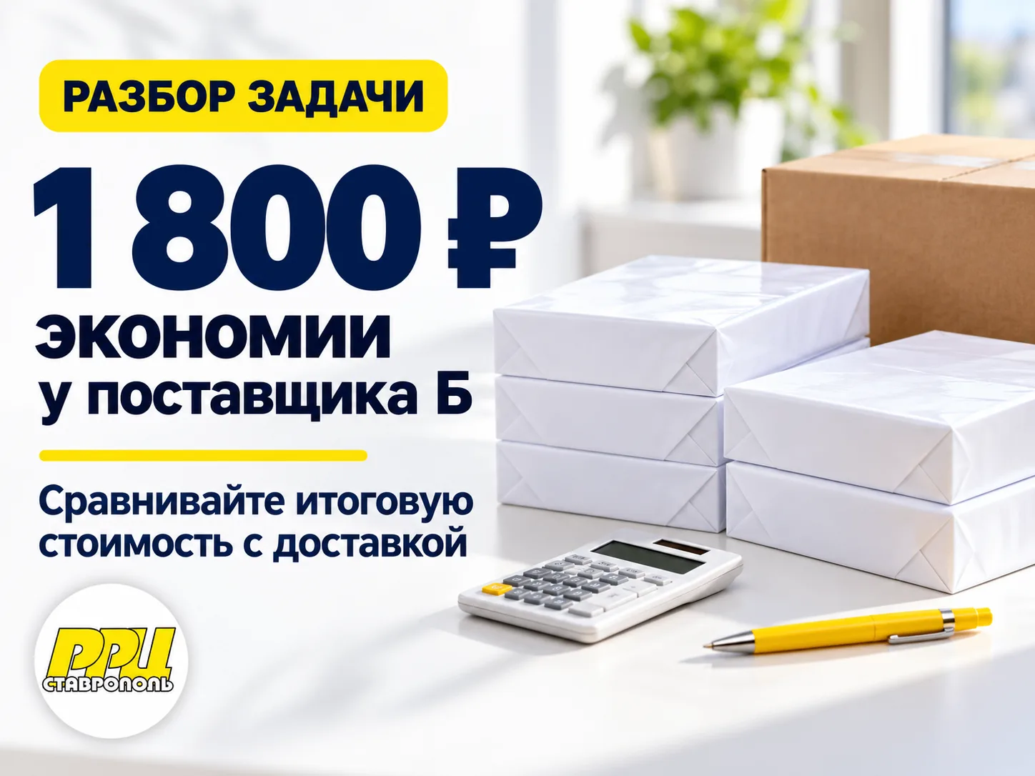 ✅ Выгоднее предложение Б — на 1 800 ₽.