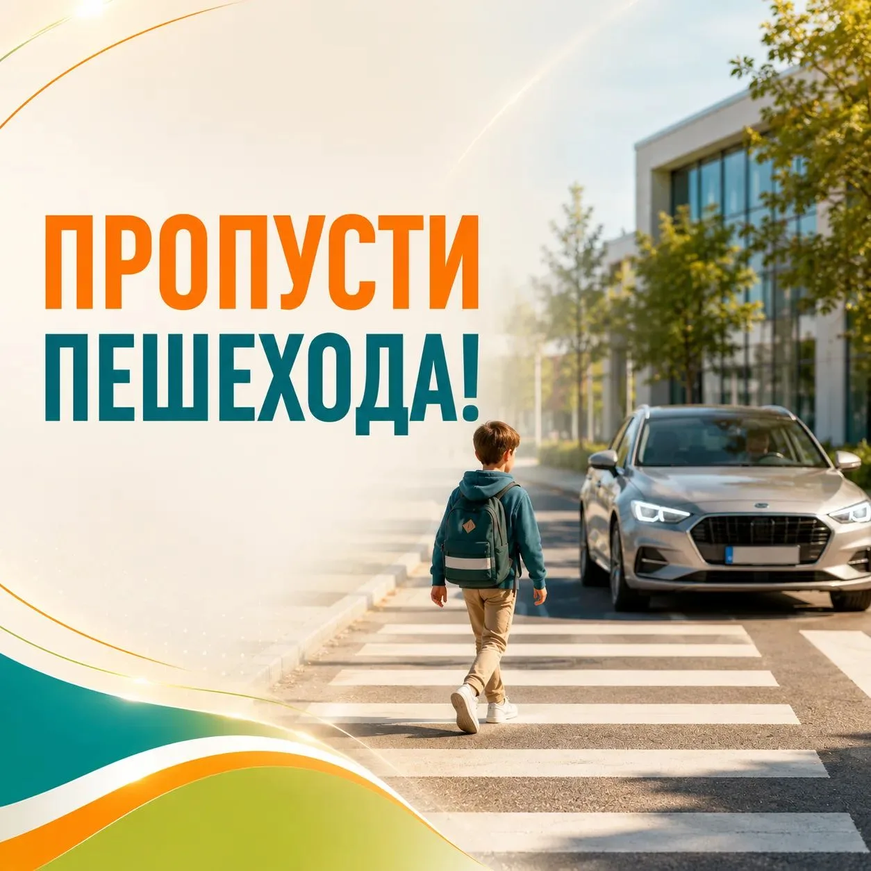 🚦 ПРОФИЛАКТИЧЕСКАЯ АКЦИЯ «ПРОПУСТИ ПЕШЕХОДА!»