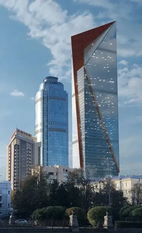 В Екатеринбурге официально начали строить 75-этажный небоскрёб «Парус»