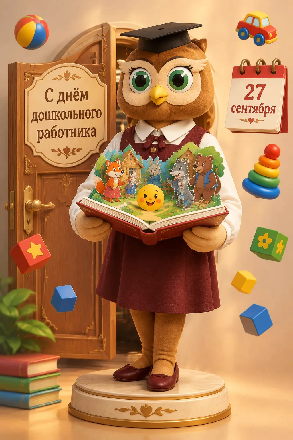 Для нас воспитатели - волшебники. Ваши добрые руки заботятся о наших детях! Вы с ними д...