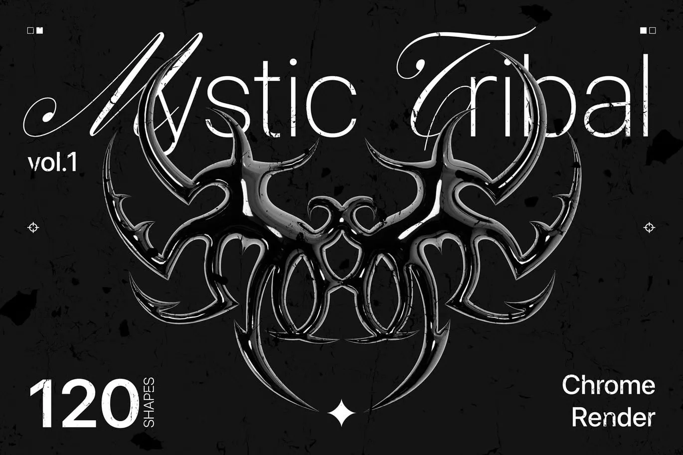 ℹ️ Mystic Tribal Chrome 3D Shape Set

🏷️ Набор 3D-фигур Mystic Tribal Chrome — смелая коллекция из 