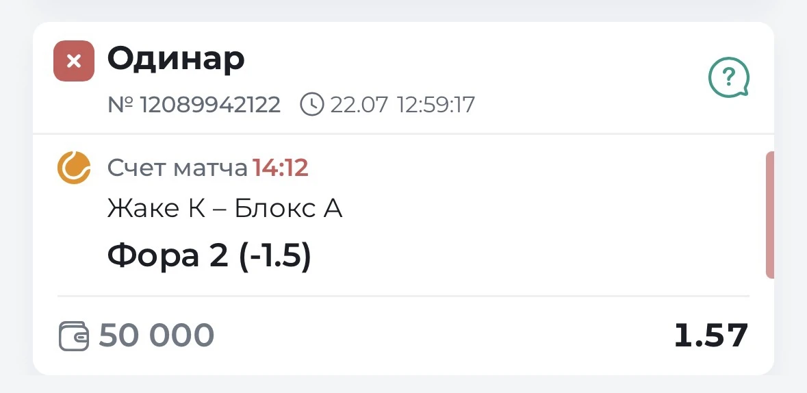 ✖️Имеем просадку по бесплатной ставке